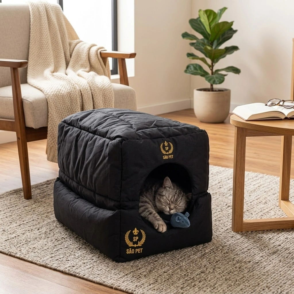 CAMA TUNEL NYLON 600 G PT 58X42X42CM - imagem 3