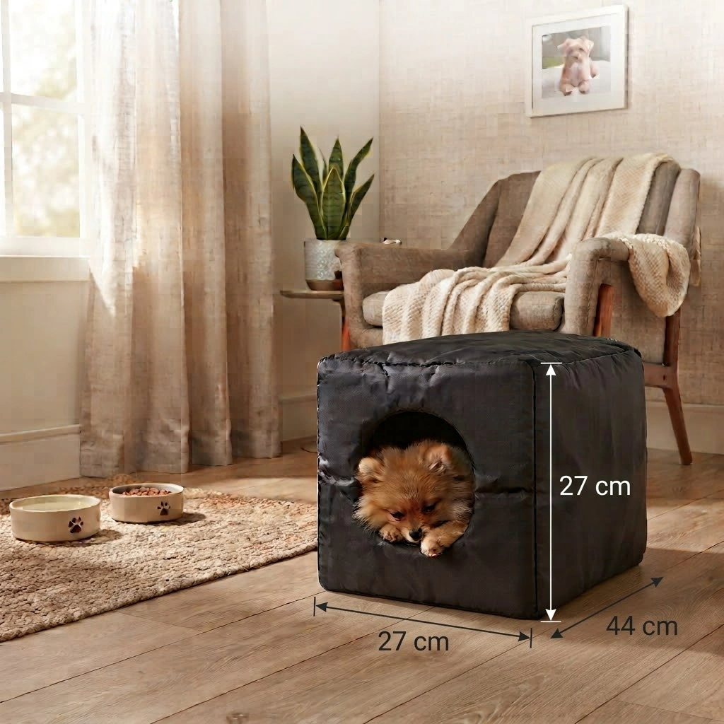 Cama Tunel Nylon 600 P Preto 44x27x27Cm - imagem 4