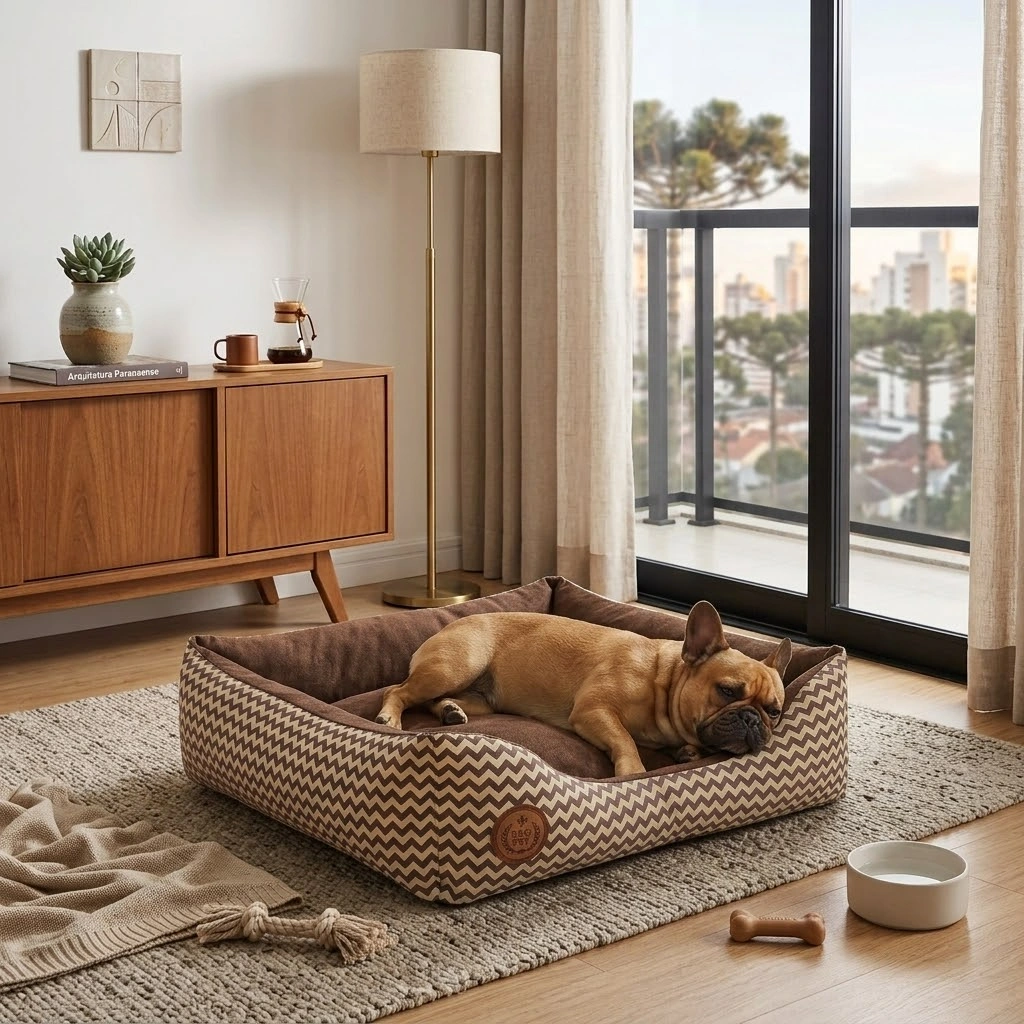 Cama São Pet Safira Cor Marrom Tamanho M - imagem 2