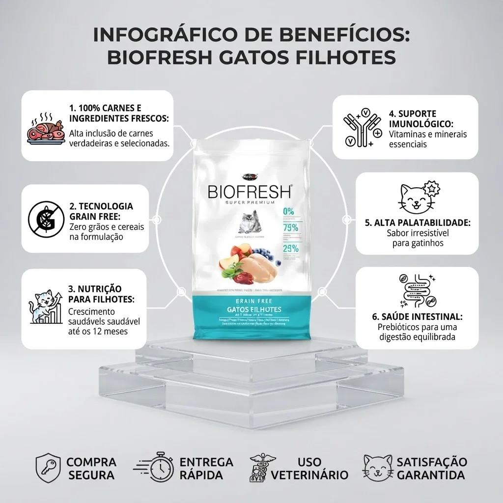 Ração Biofresh para Gatos Filhotes 400g - imagem 2