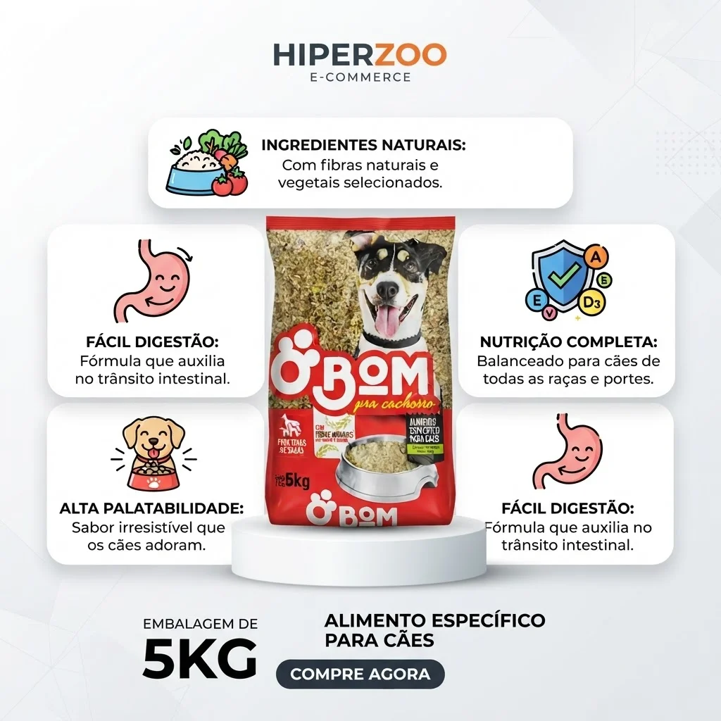 Arroz O Bom para cachorro 5Kg - imagem 2