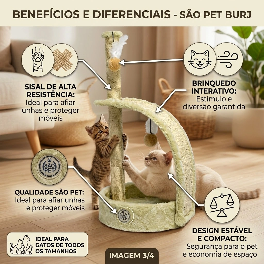 Arranhador São Pet Burj  - imagem 3