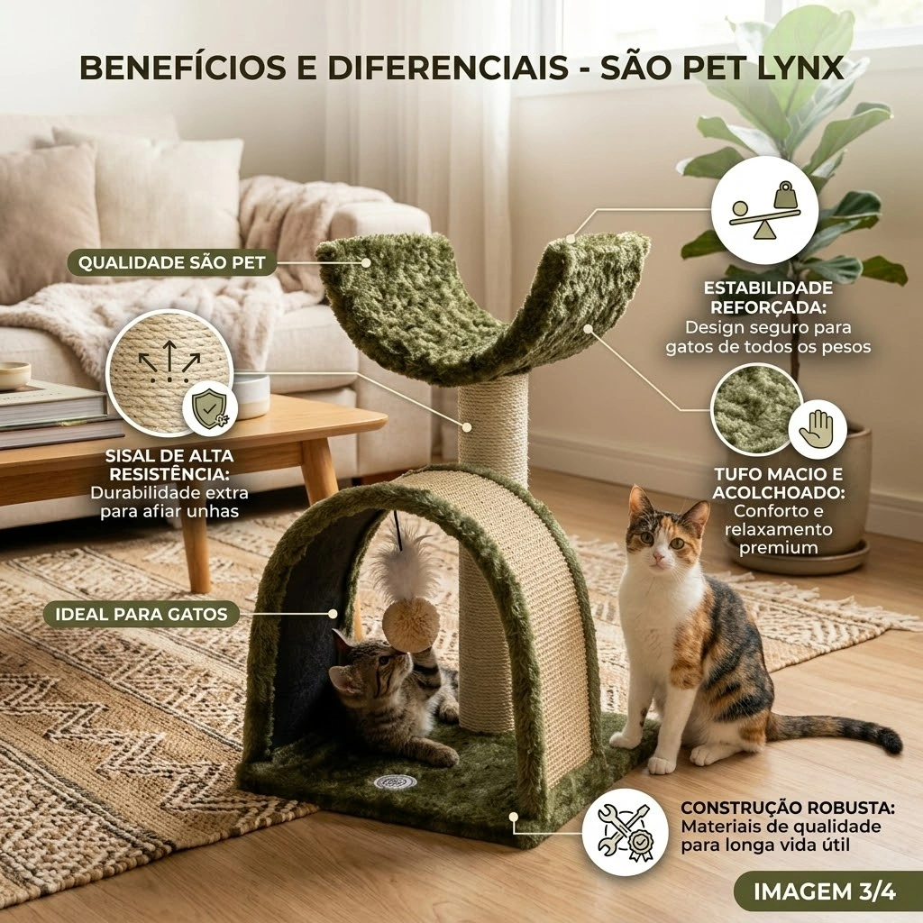 Arranhador São Pet Lynx  - imagem 3