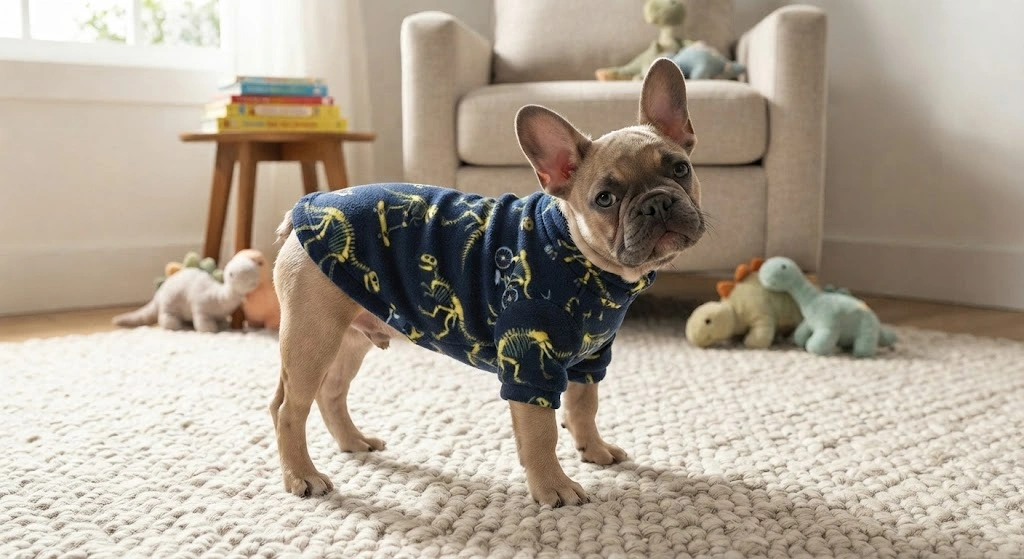 Fleece Wein Pets Estampas Diversas para Machos Sem Capuz Tamanho 02 - imagem 5