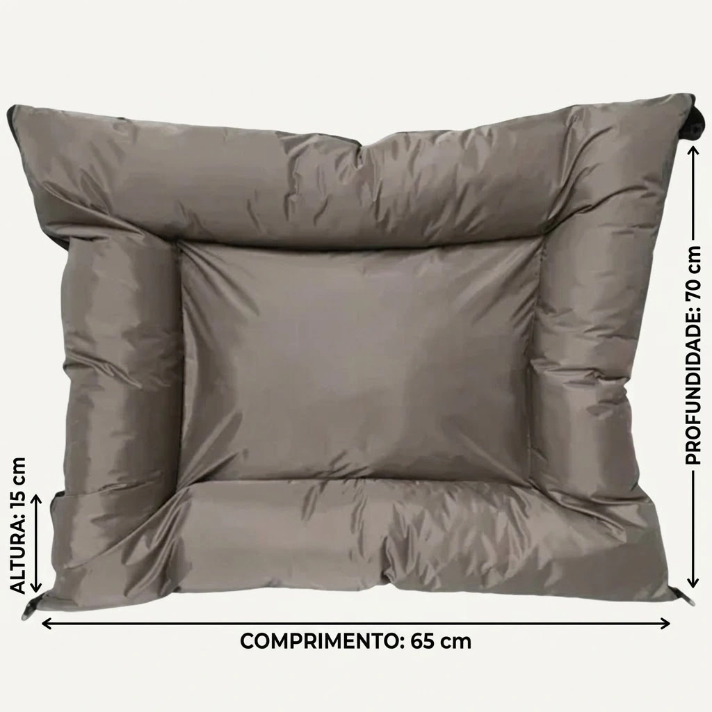 Colchonete Pet Mania Impermeável Cor Marrom Tamanho Médio - imagem 2