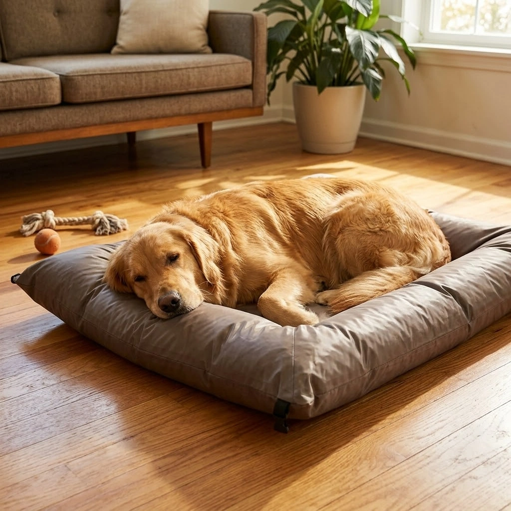 Colchonete Pet Mania Impermeável Cor Marrom Tamanho Gigante - imagem 4