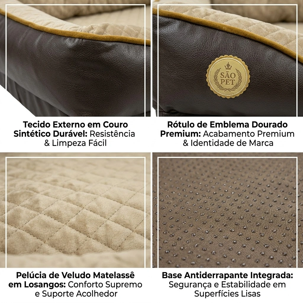 Cama Magnum São Pet Cor Marrom  - imagem 2