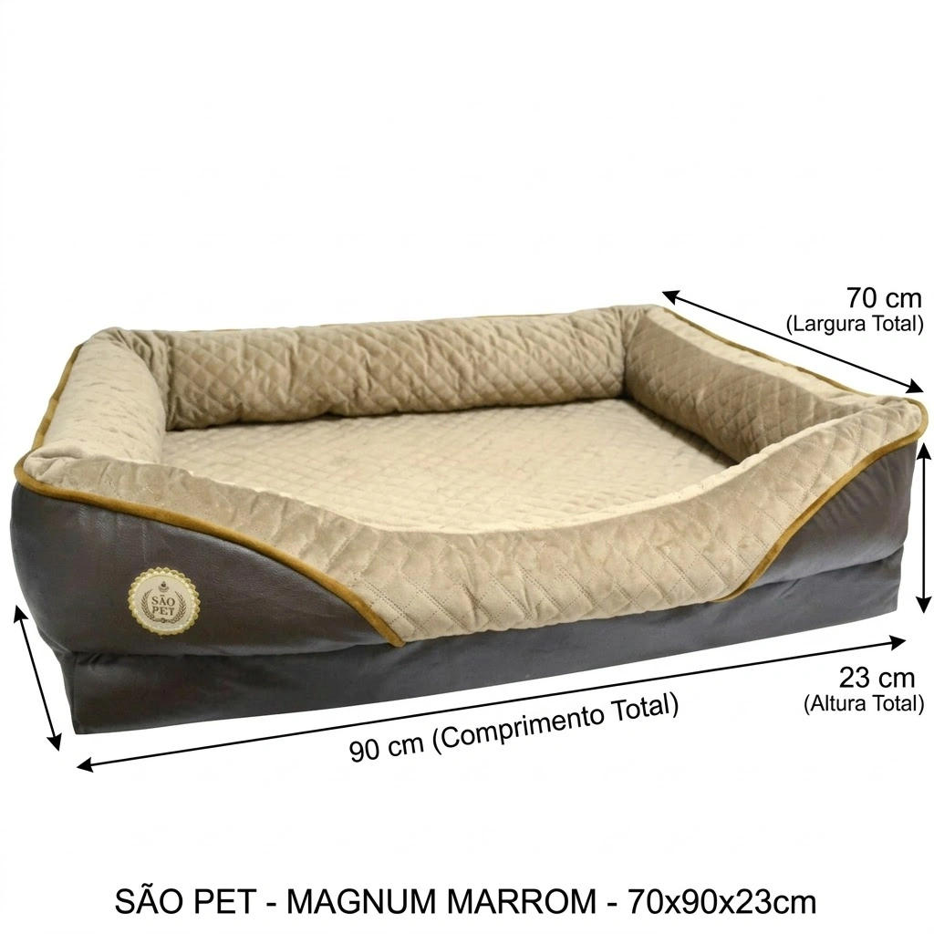 Cama Magnum São Pet Cor Marrom  - imagem 3