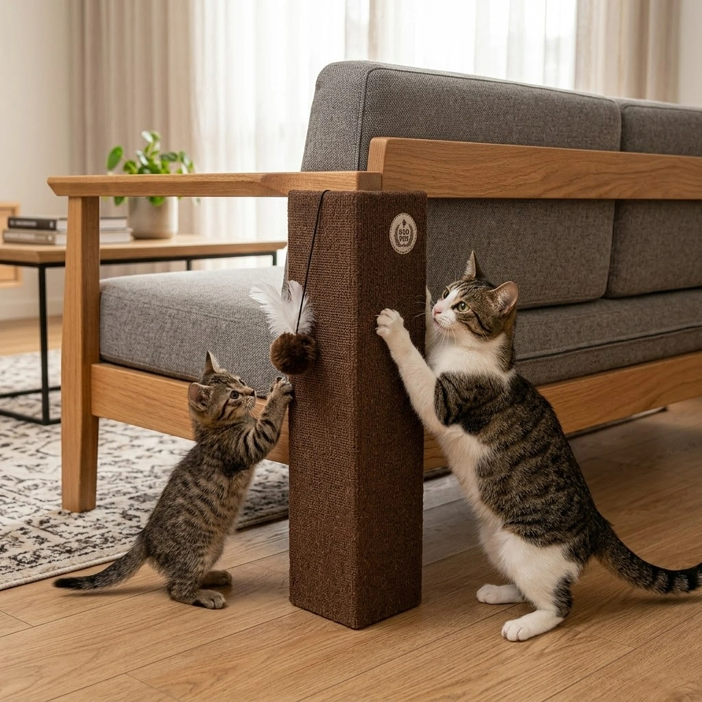 Arranhador São Pet Corner Fit Protetor de Canto de Móveis  - imagem 2