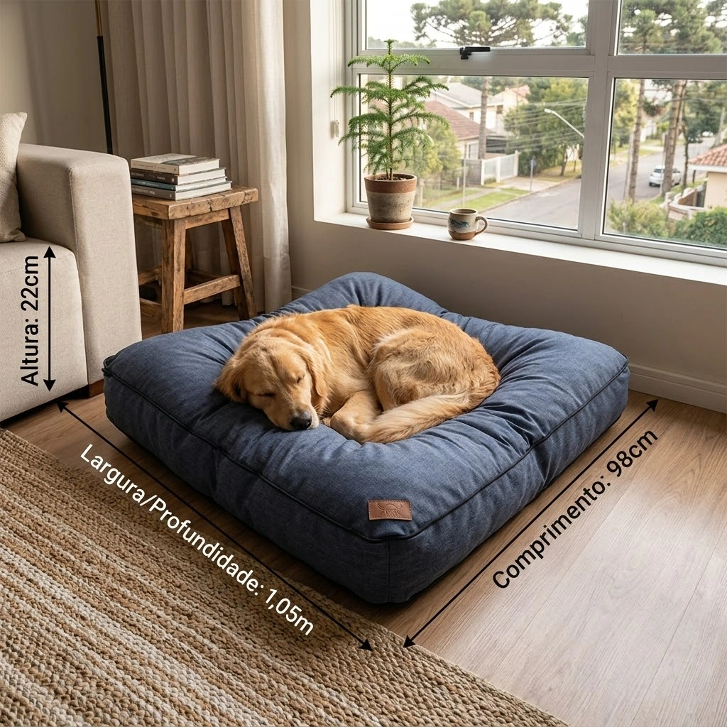 Colchonete King Clean Pet Mania Cor Azul Tamanho Grande - imagem 2