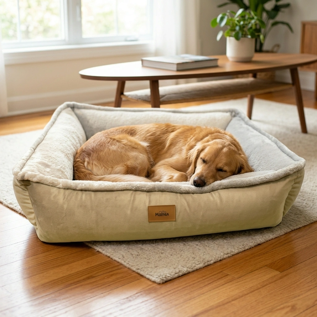Cama PetMania Canada Bege Tamanho M  - imagem 2