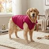 Colete Puffer Forrado Pet'Arts para Pets Rosa Tamanho G - imagem 1