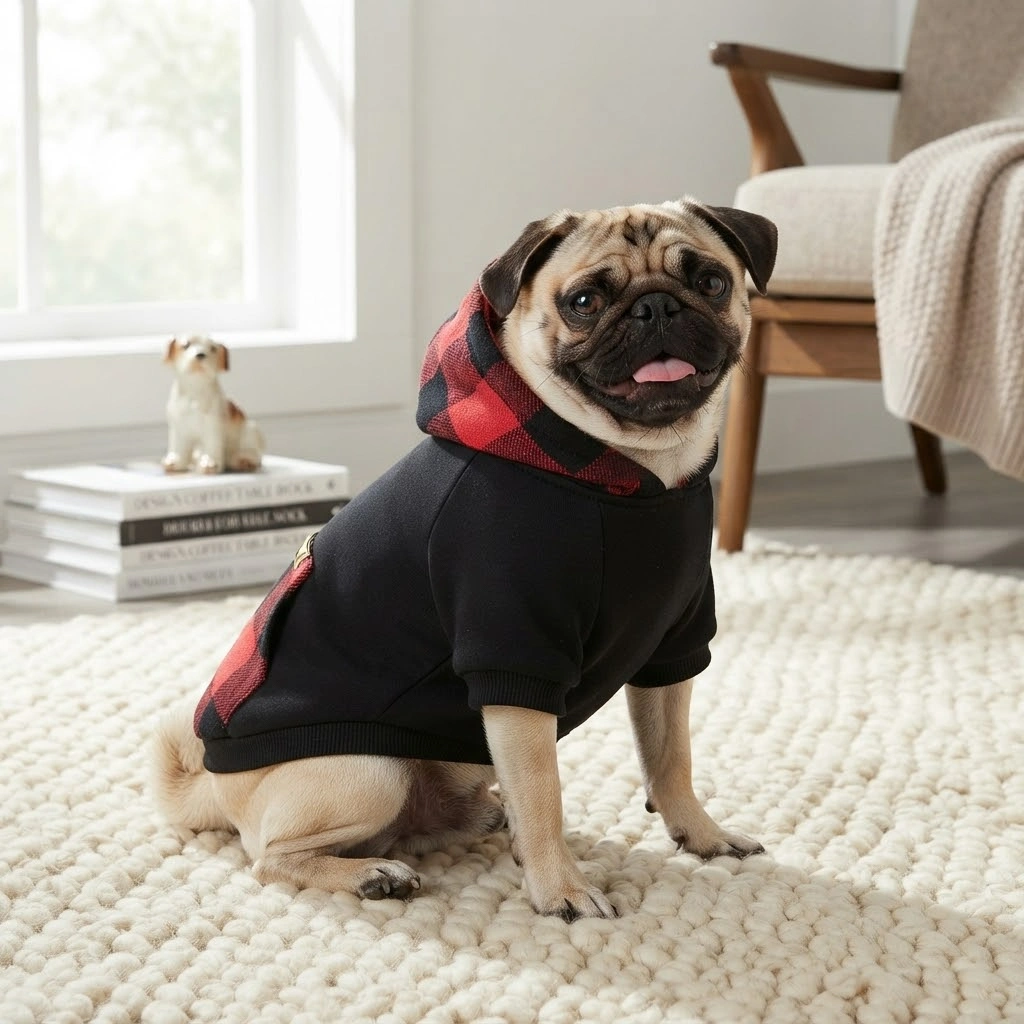 Moletom Pet'Arts Bob Preto para Pets Tamanho 05 - imagem 3