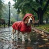  Capa de Chuva Pet'Arts Vermelha para Pets Tamanho GG - imagem 1