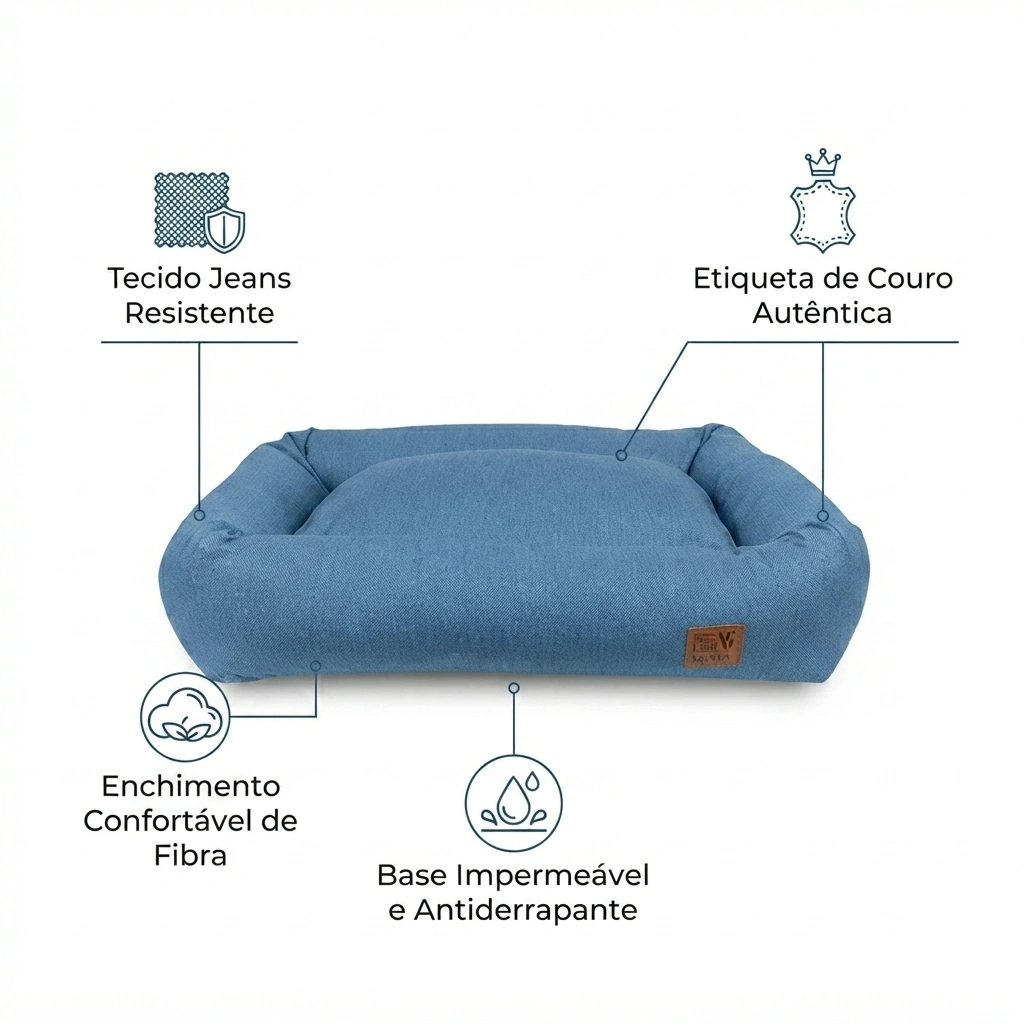 Cama Jim All Jeans Milli Mania Tamanho P  - imagem 3
