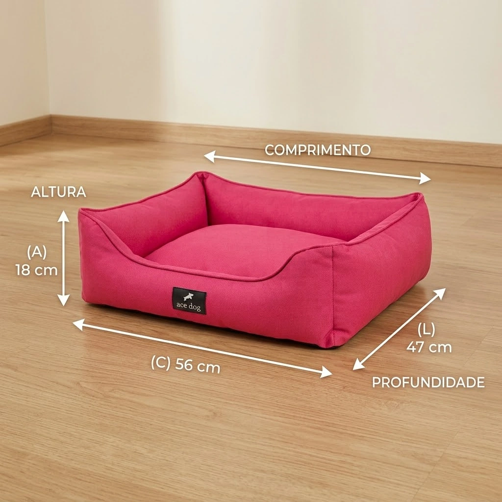 Cama Ace Dog Laila Pink Tamanho M - imagem 4