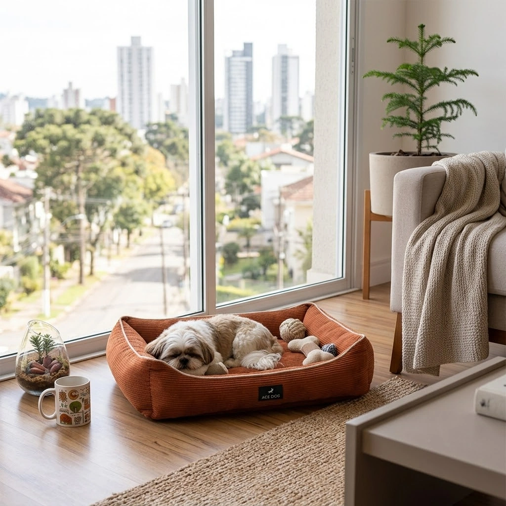 Cama Ace Dog Laila Marrom Tamanho P - imagem 2