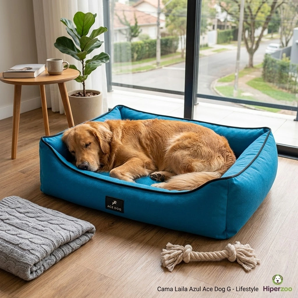 Cama Ace Dog Azul Tamanho G - imagem 2