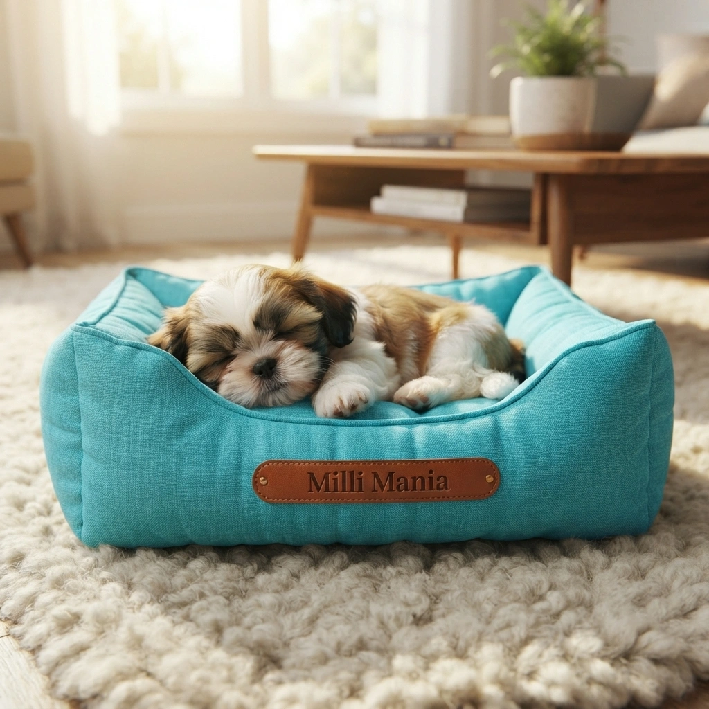 Cama Flay Cor Turquesa Milli Mania Tamanho P - imagem 2