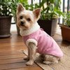 Roupa São Pet em Tecido Soft com Carapinha Tamanho 6 Cor Rosa - imagem 1