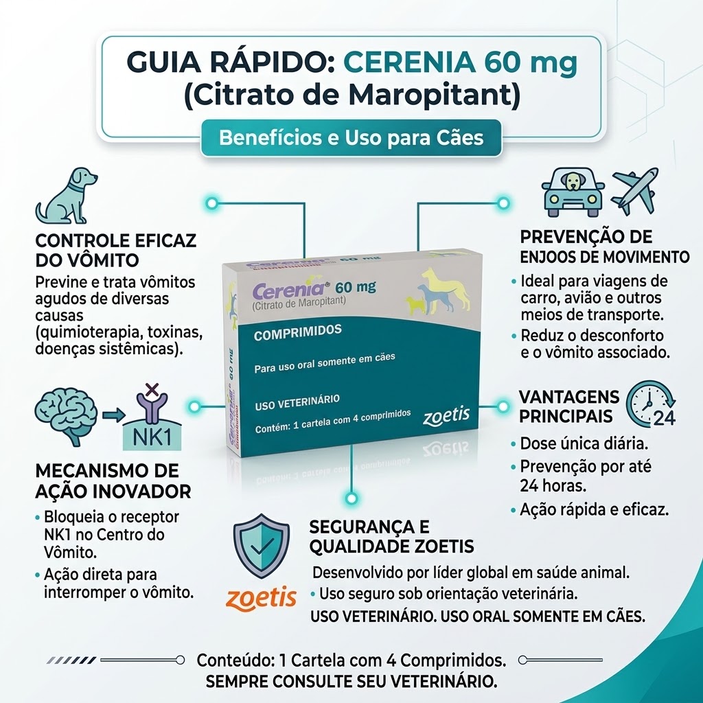 Cerenia 60mg Zoetis com 4 comprimidos - imagem 2