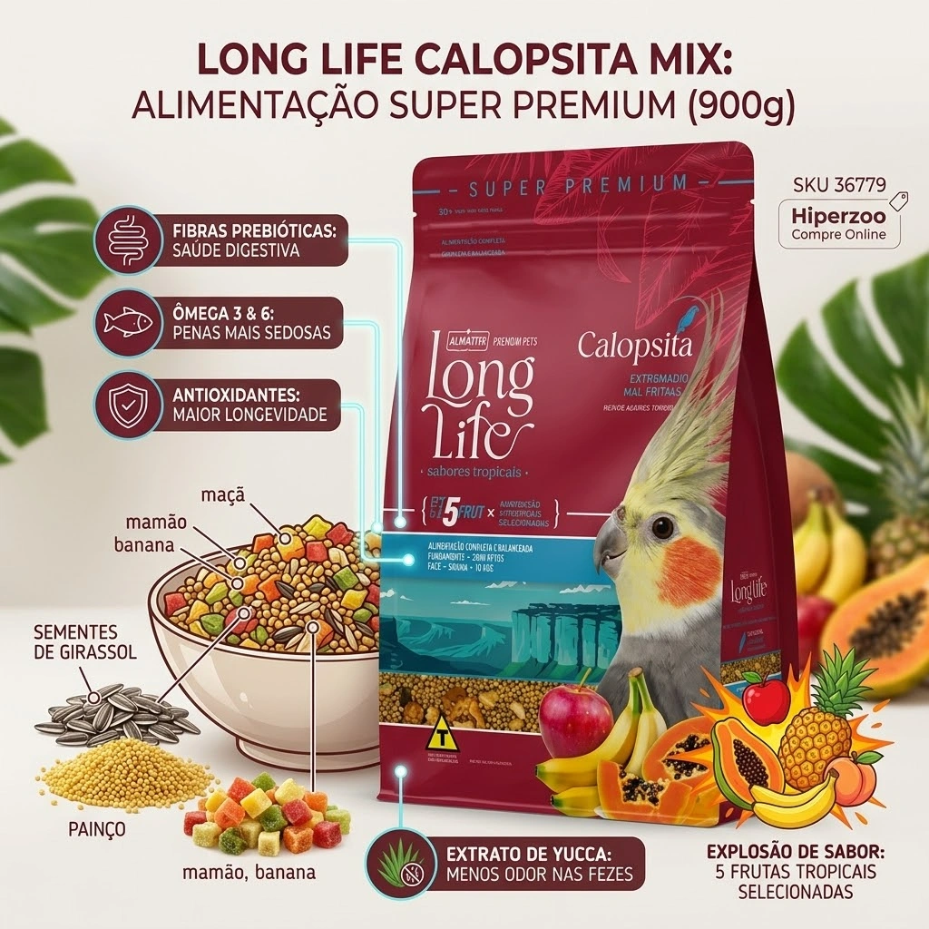 Long Life Calopsita Mix 500g - imagem 2