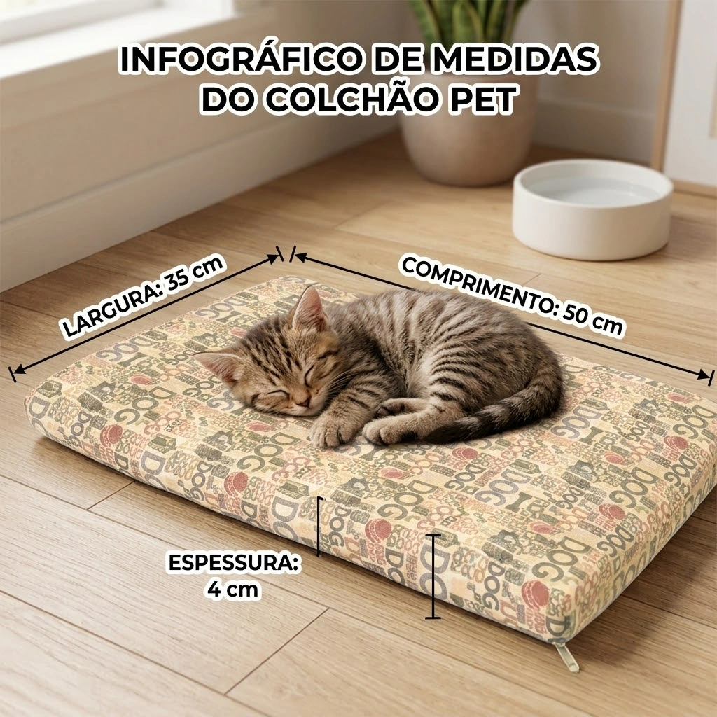 COLCH GORG PT 35X50X4CM - imagem 2
