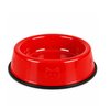 Comedouro Plástico Pesado para Gato Vermelho 150ml - imagem 1