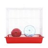 Gaiola com Escada Hamster Mônaco Vermelha Único - imagem 1