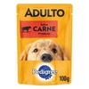 Sachê Pedigree para Cães Adultos Sabor Carne ao Molho 100g - imagem 1