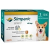 Antipulgas Simparic 40mg para Cães de 10,1 a 20kg  com 1 Comprimido - imagem 1