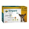 Antipulgas Simparic 5mg para Cães de 1.3 a 2.5kg com 1 Comprimido - imagem 1