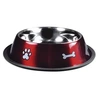 Comedouro Jambo Para Cães Inox Print Grande Vermelho - imagem 1