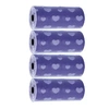 Refil Cata Caca HomePet Roxo com 4 Rolos de 20 Saquinhos - imagem 1