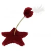 Brinquedo  Estrela Para Gatos Vermelho  - imagem 1