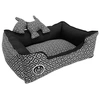 Cama Rubi Black White Relex G 60x70x19Cm - imagem 1