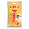 Ossinho BrinqDog Brinqpet Tamanho Pequeno Cor Vermelho - imagem 1