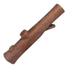 Brinquedo Brinqpet Mordedor Galho Maciço de Borracha Marrom Tamanho Grande  - imagem 1