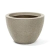 Vaso Riscatto Oval Baixo Cor Granito 22cm  - imagem 1