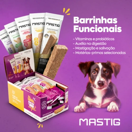 Barra Funcional com Fibras Mastig para Cães 1 Unidade  - imagem 2
