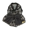 Vestido Pets Lu Charlote Preto e Branco Para Cães Tamanho 0 - imagem 1