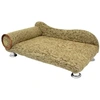 Cama Modelo Diva Chenile Luxo Marrom  - imagem 1
