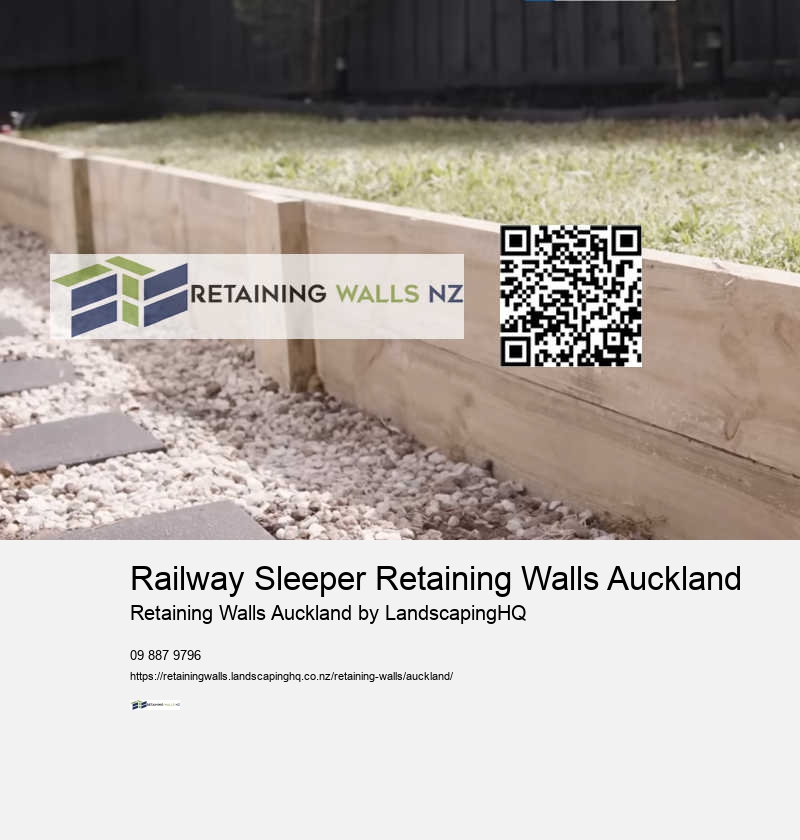 Railway Sleeper Retaining Walls Auckland