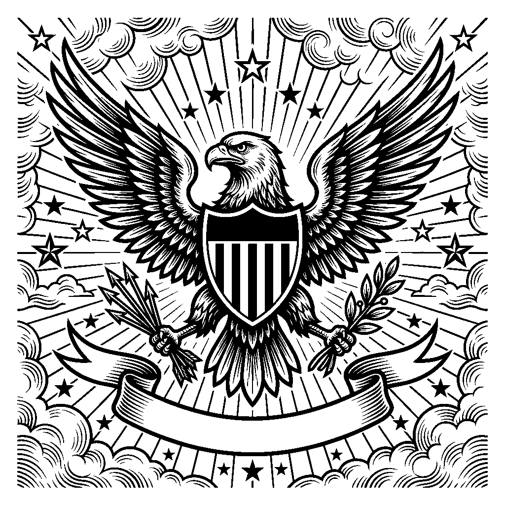 Bald Eagle laser engraving Style DNA reference