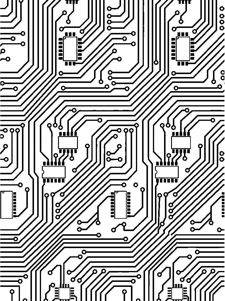 Circuit Board laser engraving Style DNA reference