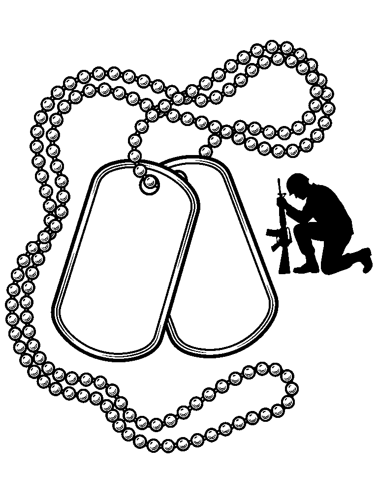 Dog Tag laser engraving Style DNA reference