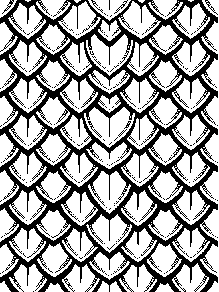 Dragon Scales laser engraving Style DNA reference