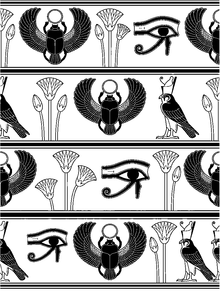 Egyptian laser engraving Style DNA reference