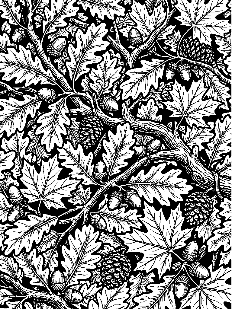 Forest Canopy laser engraving Style DNA reference