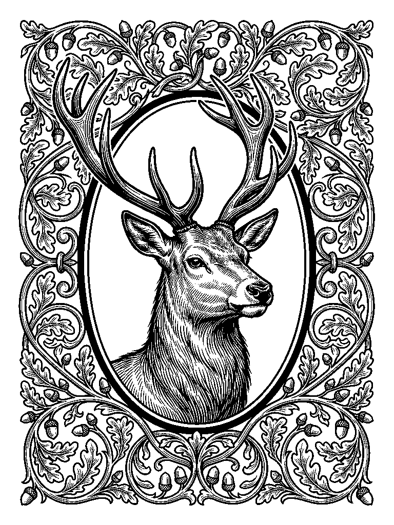 Game Animal Scroll laser engraving Style DNA reference